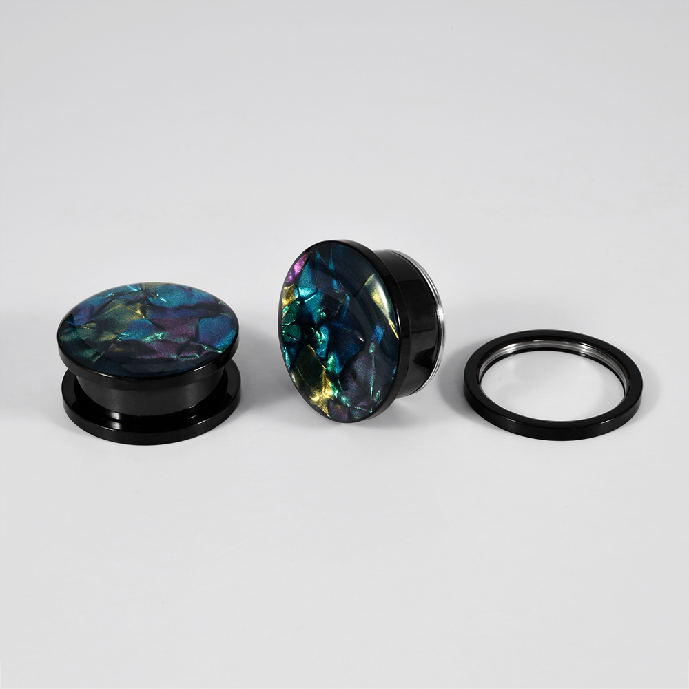1PC Stainless Steel Mix Colors - Body Jewelry Ear Gauges ulasan dan harga