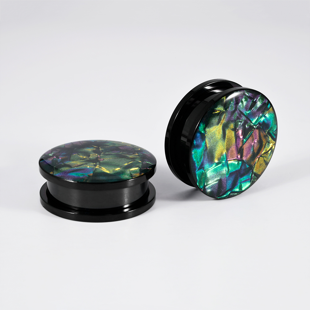1PC Stainless Steel Mix Colors - Body Jewelry Ear Gauges ulasan dan harga
