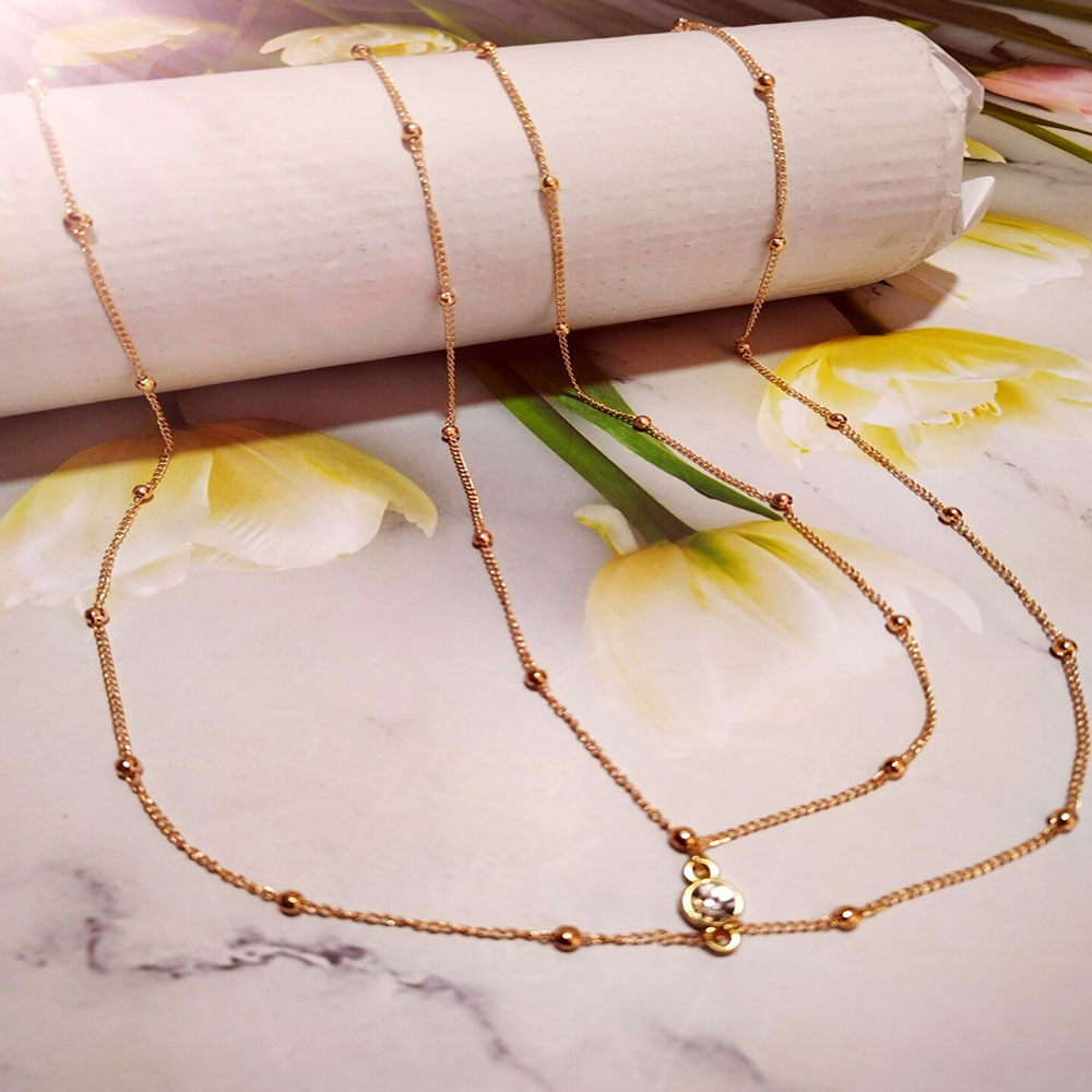Belly Chain - Dainty CZ Body J - Body Jewelry Gold Plated ulasan dan harga