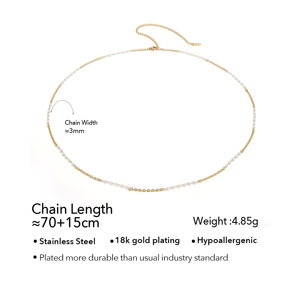 ENFASHION Waist Chain Imitatio - Body Jewelry Gold Plated ulasan dan harga