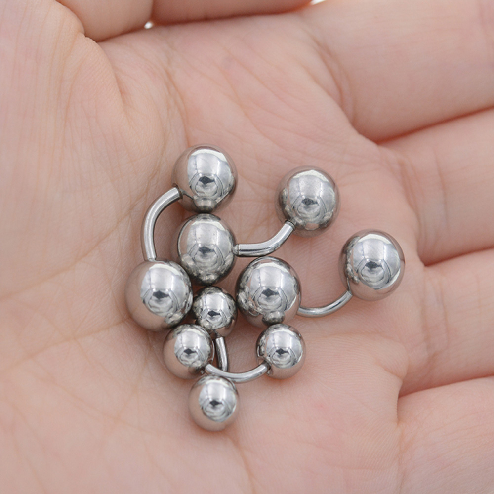1 Pcs PA Nipple Vaginal Ring b - Nipple Bar Curved ulasan dan harga