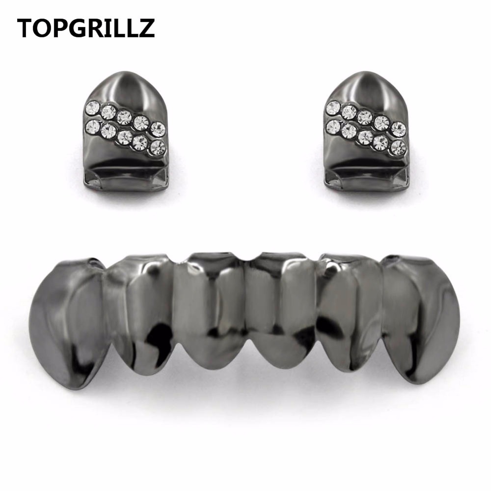 TOPGRILLZ Hip Hop Grillz Yello - Body Jewelry Gold Plated ulasan dan harga