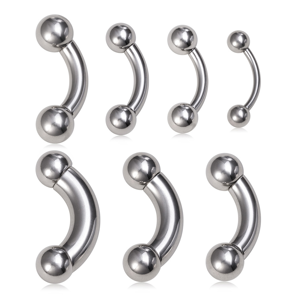 1pc Big Size Genital Curved Ba - Nipple Bar Curved ulasan dan harga