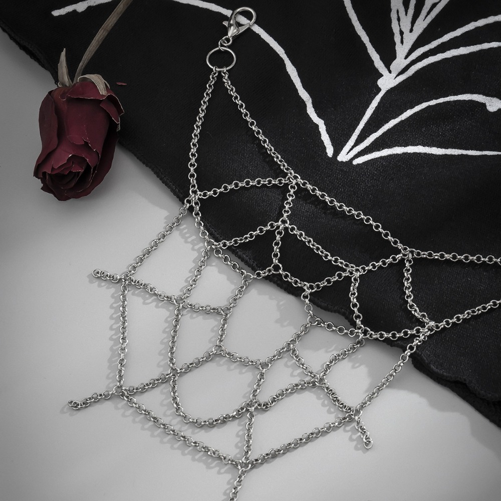 Gothic Punk Sliver Color Spide - Body Jewelry Charms ulasan dan harga