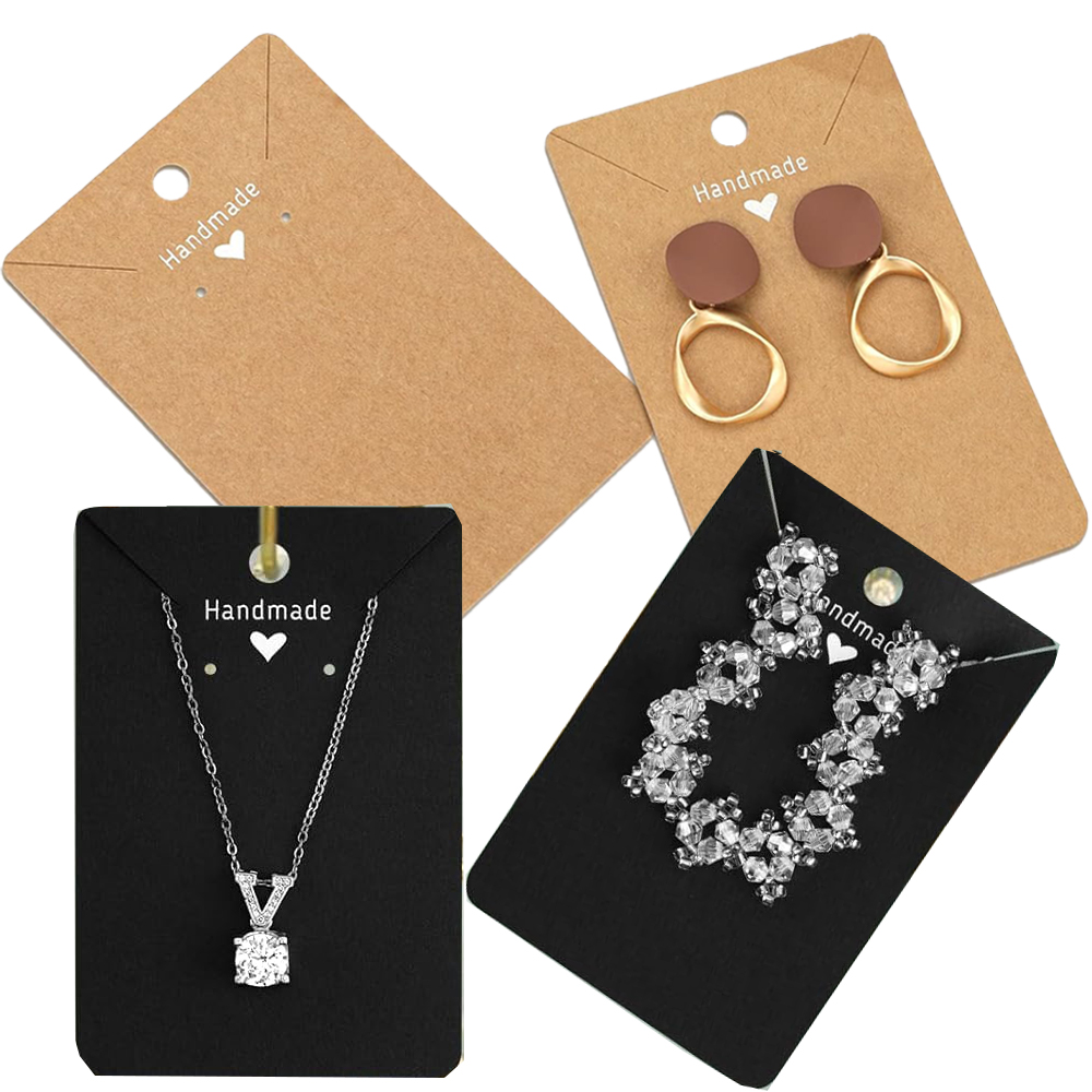 50pcs 6x9cm Handmade With Love - Body Jewelry Display ulasan dan harga