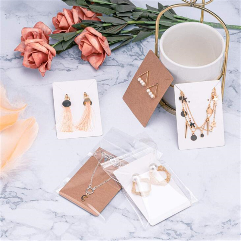 50pcs 6x9cm Handmade With Love - Body Jewelry Display ulasan dan harga