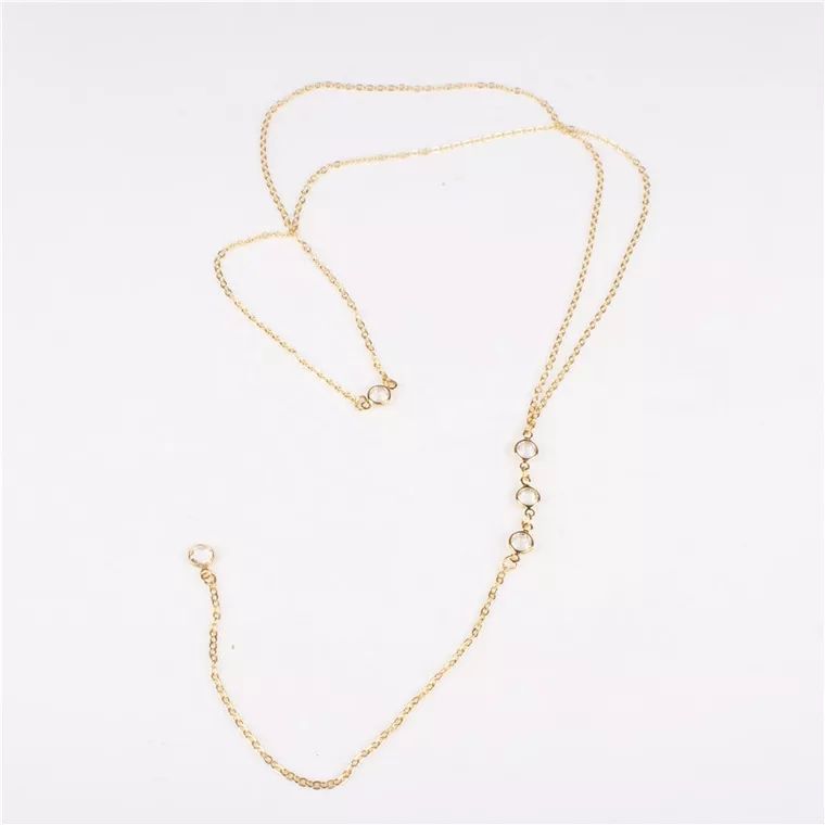 New Rhinestone Sexy Women's Ba - Body Jewelry Chains ulasan dan harga