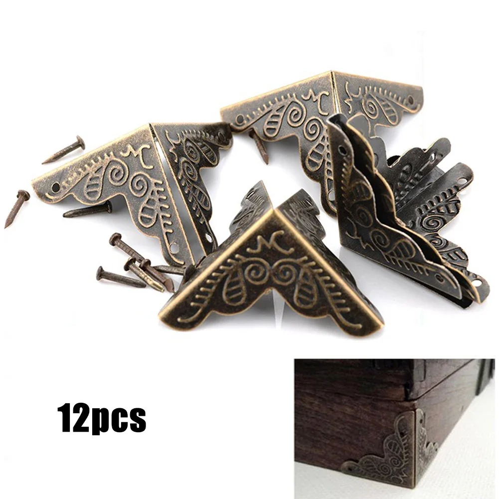 12pcs Antique Corner Protector - Body Jewelry Display Case ulasan dan harga