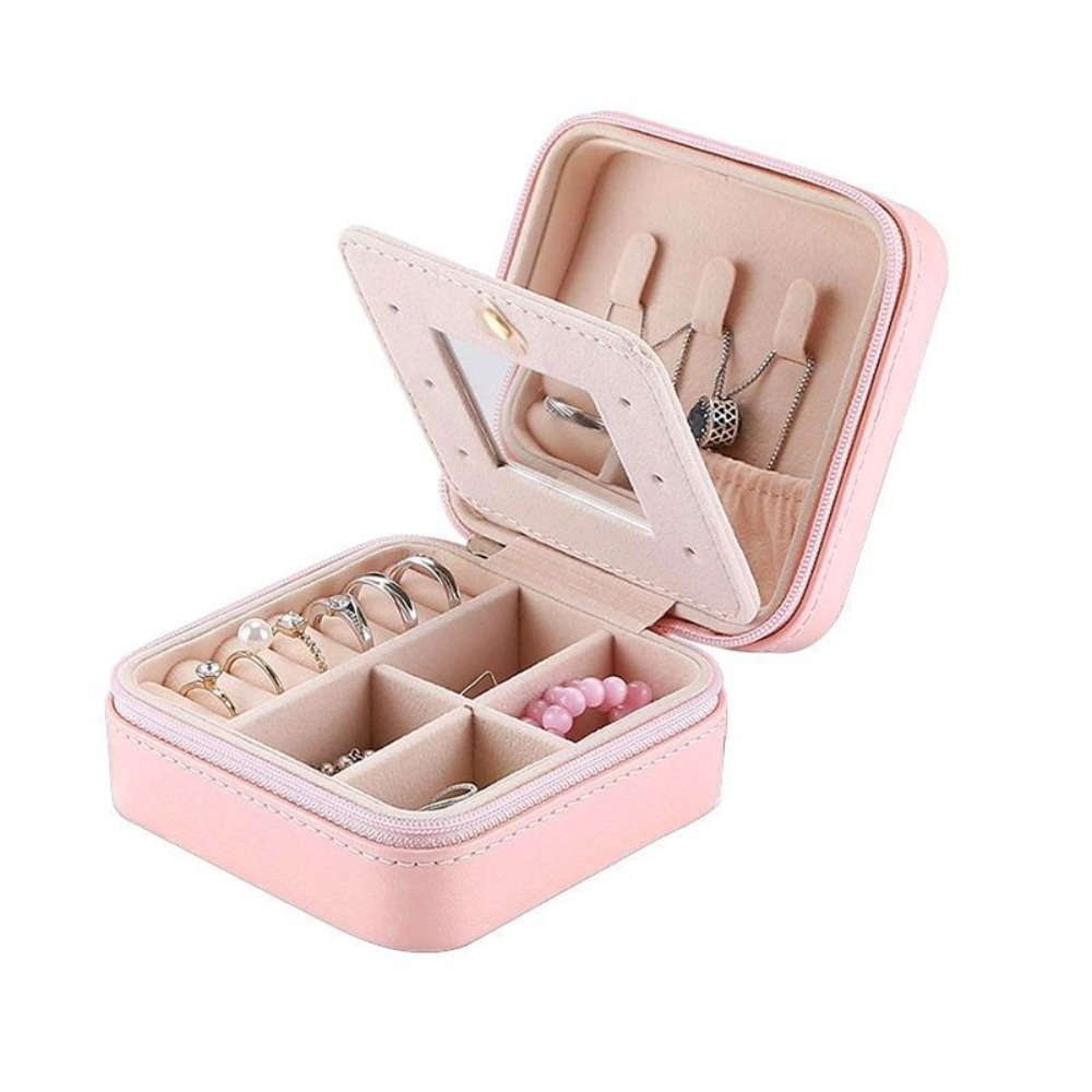 Portable with Mirror Mini Jewe - Body Jewelry Display ulasan dan harga
