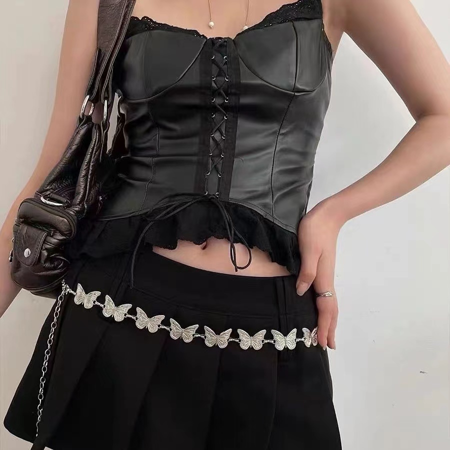 Fashion Butterfly Belt Waist C - Body Jewelry Chains ulasan dan harga