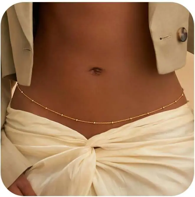 Adjustable Bikini Body Jewelry - Body Jewelry Gold Plated ulasan dan harga