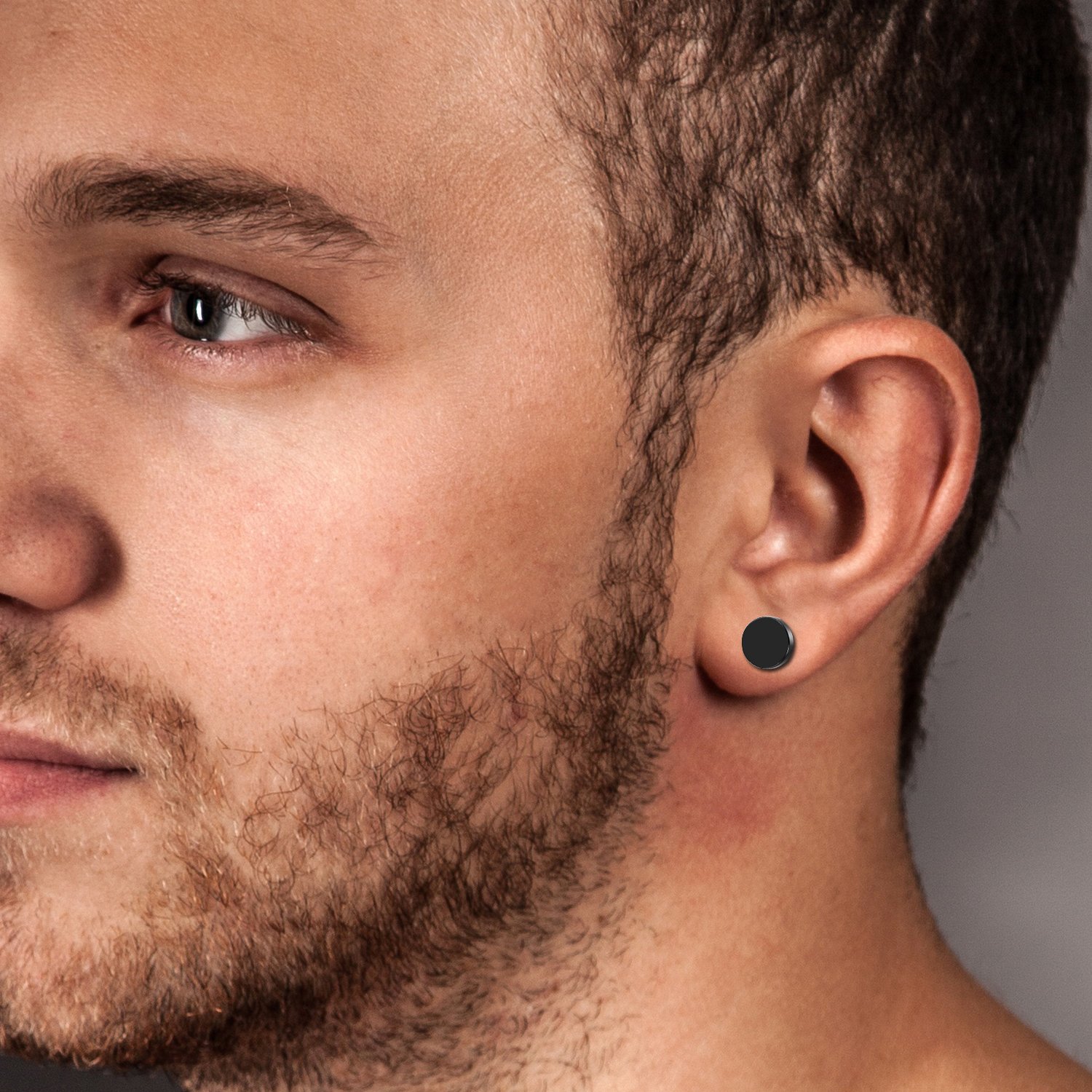 2Pcs/6Pcs Black Stainless Stee - Body Jewelry Ear Gauges ulasan dan harga