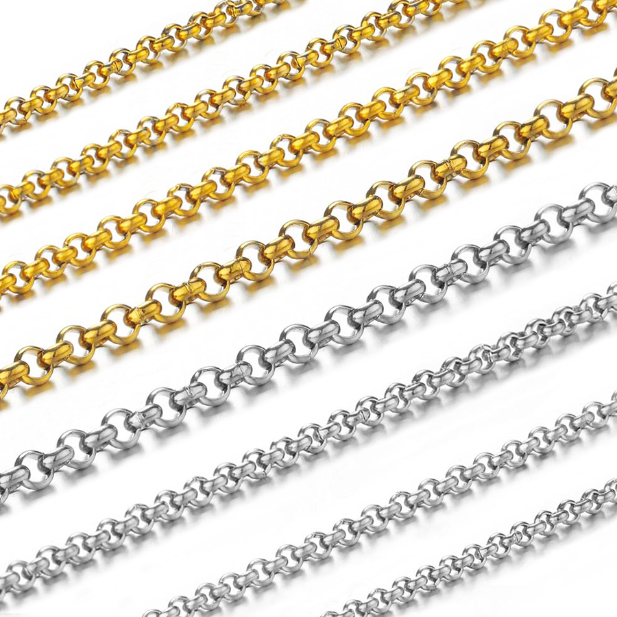 1 Meter 2-4mm Stainless Steel  - Body Jewelry Chains ulasan dan harga