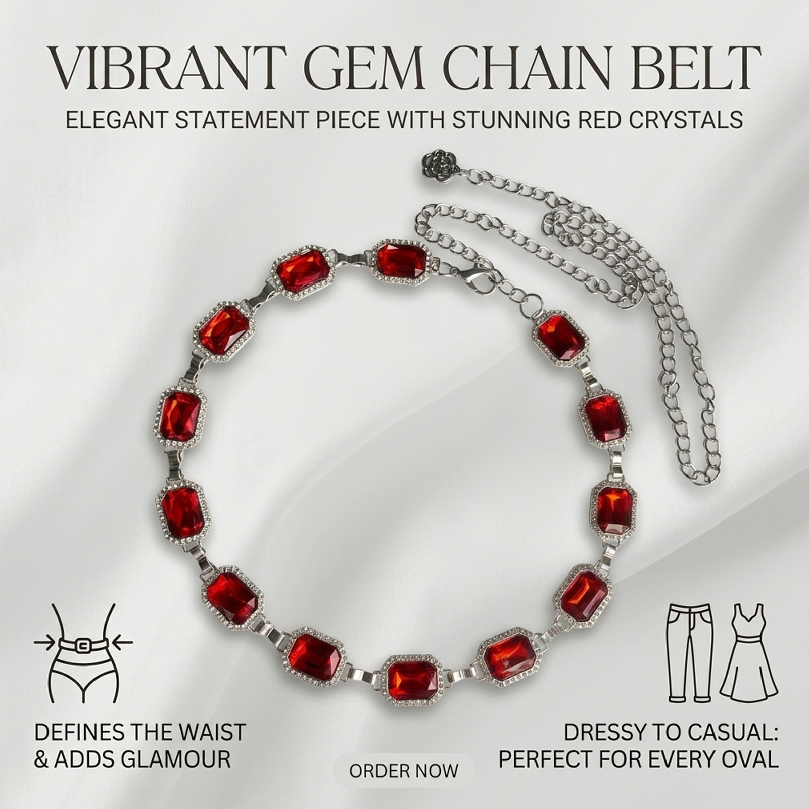 Bohemian Style Square Glass Rh - Body Jewelry Sale ulasan dan harga