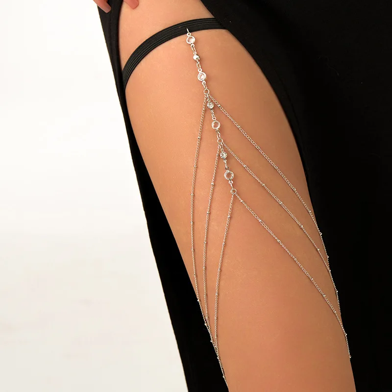 Fashion Summer Bohemian Thigh  - Body Jewelry Chains ulasan dan harga