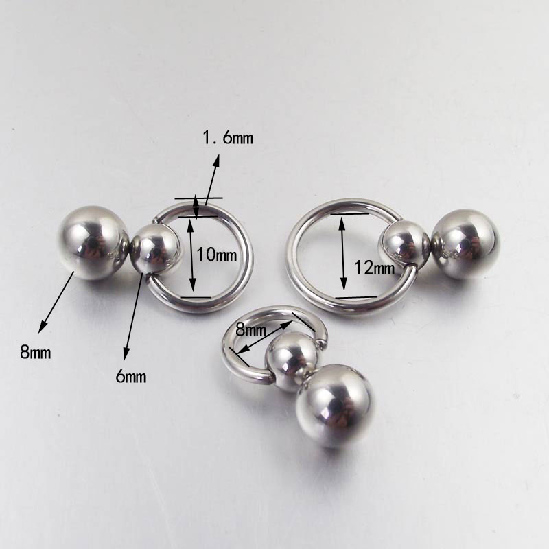 1 Piece Stainless Steel Double - Nipple Bar Curved ulasan dan harga