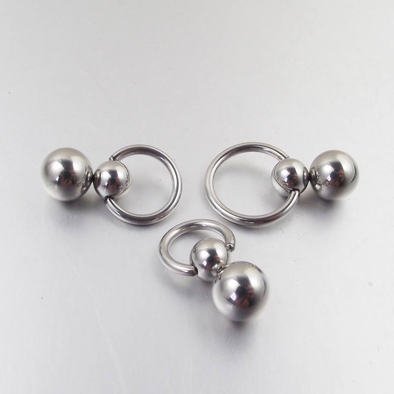 1 Piece Stainless Steel Double - Nipple Bar Curved ulasan dan harga