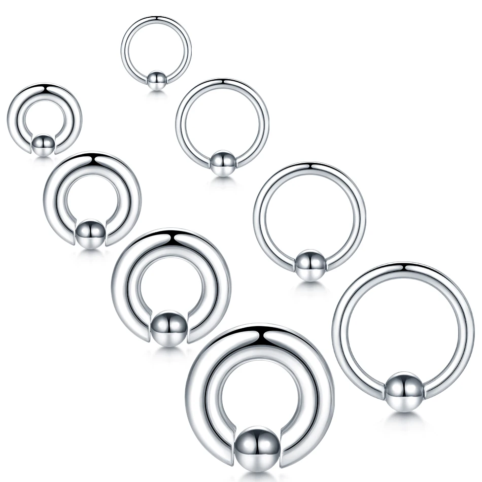 1pcs Stainless Steel Large Gau - Body Jewelry Ear Gauges ulasan dan harga