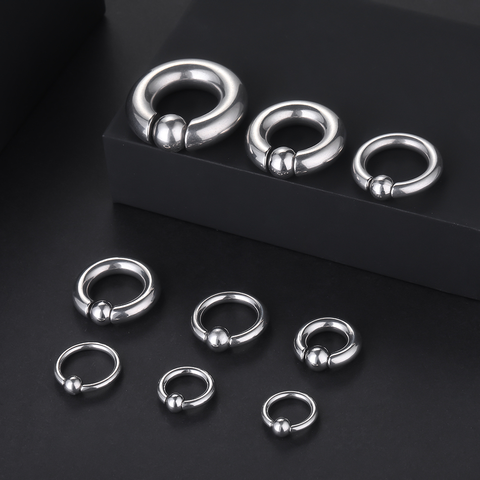 1pcs Stainless Steel Large Gau - Body Jewelry Ear Gauges ulasan dan harga