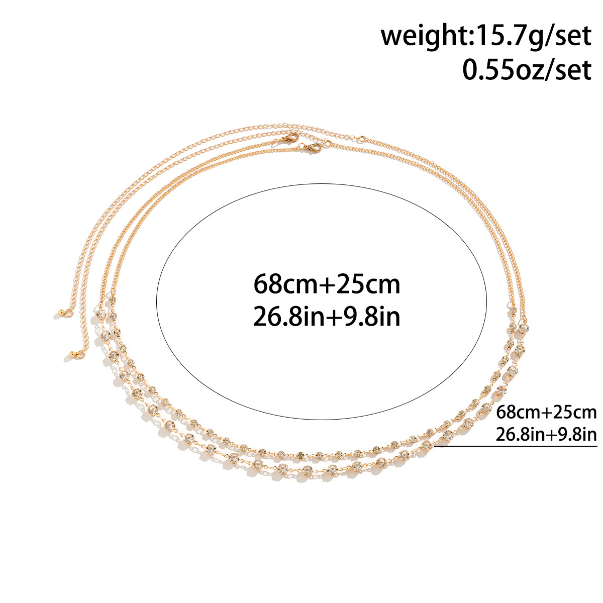 Retro Simple Sweet Luxury Shin - Body Jewelry Charms ulasan dan harga
