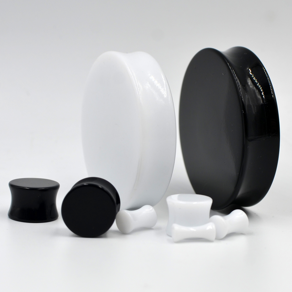 1 Pair 3mm-50mm Big Size Solid - Body Jewelry Ear Gauges ulasan dan harga