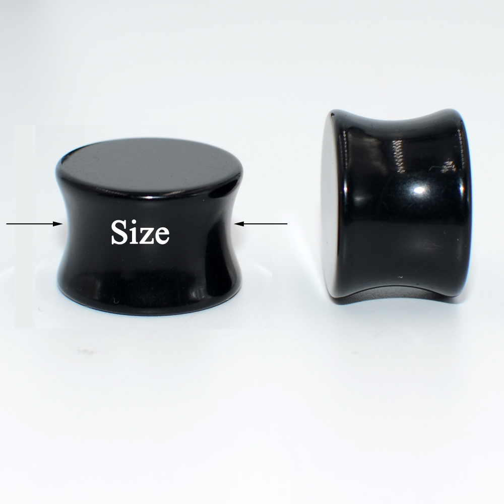 1 Pair 3mm-50mm Big Size Solid - Body Jewelry Ear Gauges ulasan dan harga