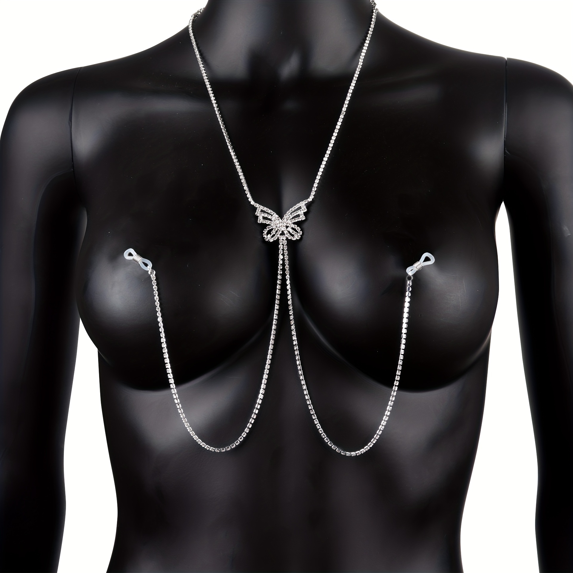 1 pc Tassel Butterfly Nipple C - Body Jewelry Chains ulasan dan harga