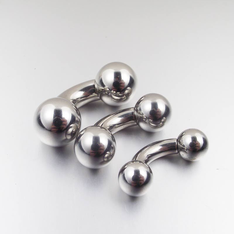 1Pc Big Size Straight Barbell  - Nipple Bar Curved ulasan dan harga