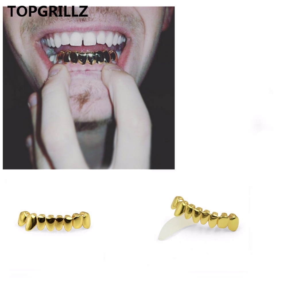 TOPGRILLZ Yellow GOLD Color PL - Body Jewelry Gold Plated ulasan dan harga