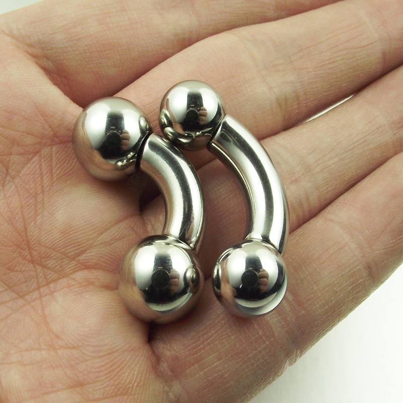 SaYao short bar Big Ball Stain - Nipple Bar Curved ulasan dan harga