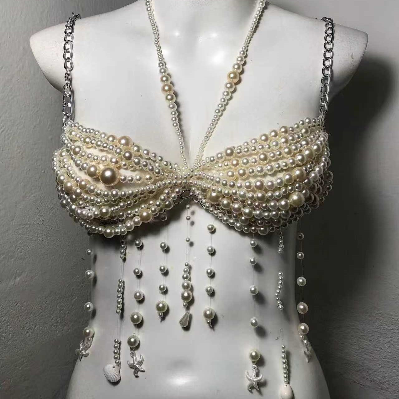 Summer Women Chain Corset Cami - Body Jewelry Vest ulasan dan harga