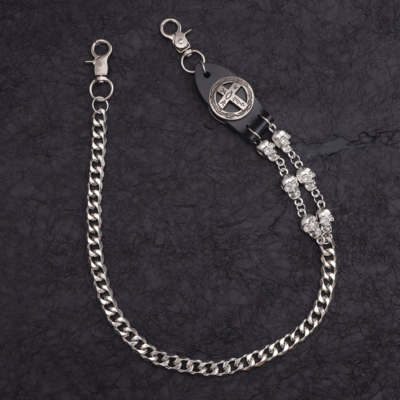 Multi‑Layer Pants Chain Leathe - Body Jewelry Charms ulasan dan harga