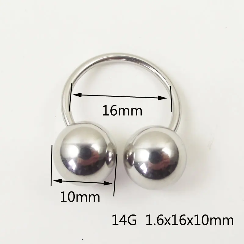 1Pcs Stainless Steel Barbell H - Nipple Bar Curved ulasan dan harga