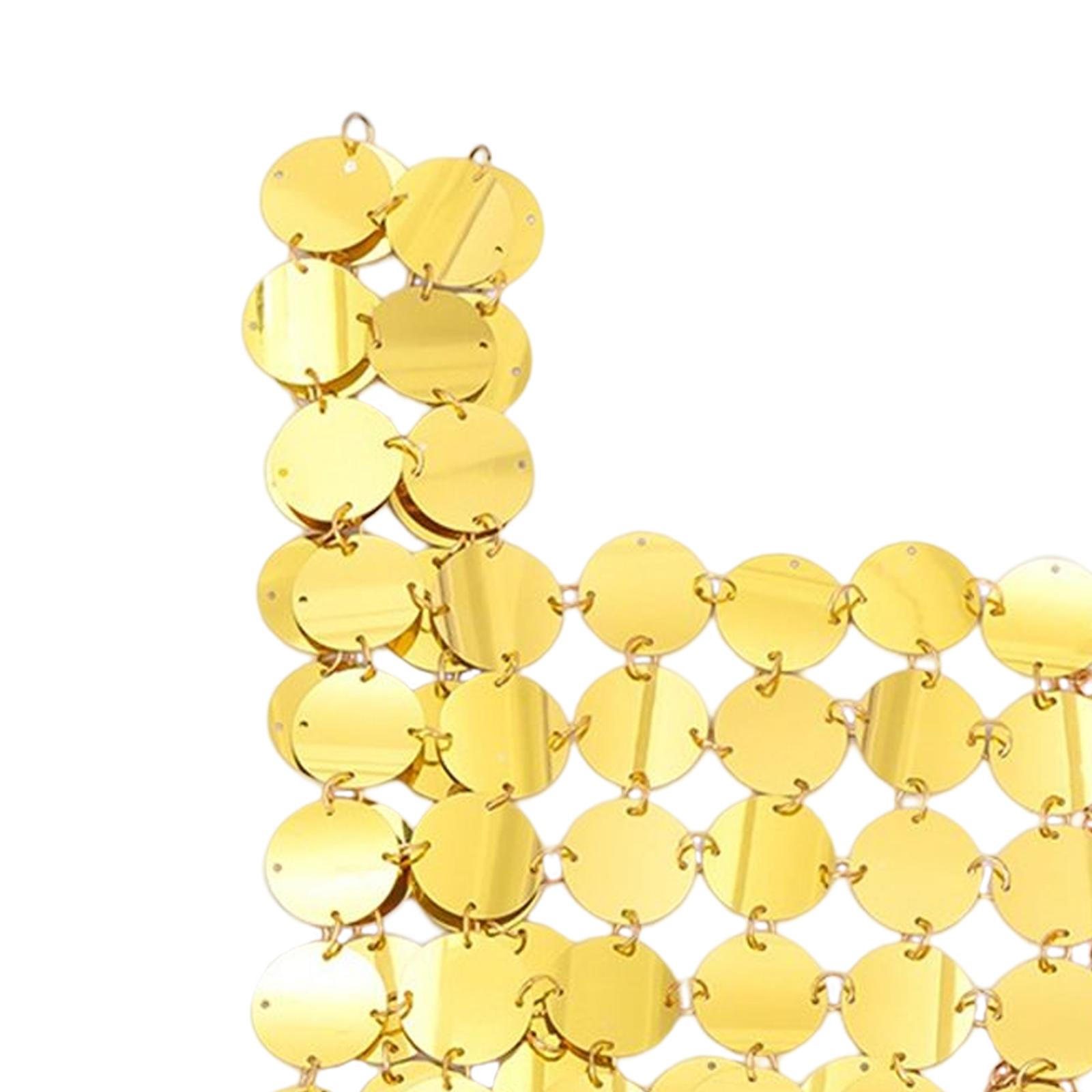 Sequin Vest Tank Tops Sparkly  - Body Jewelry Vest ulasan dan harga