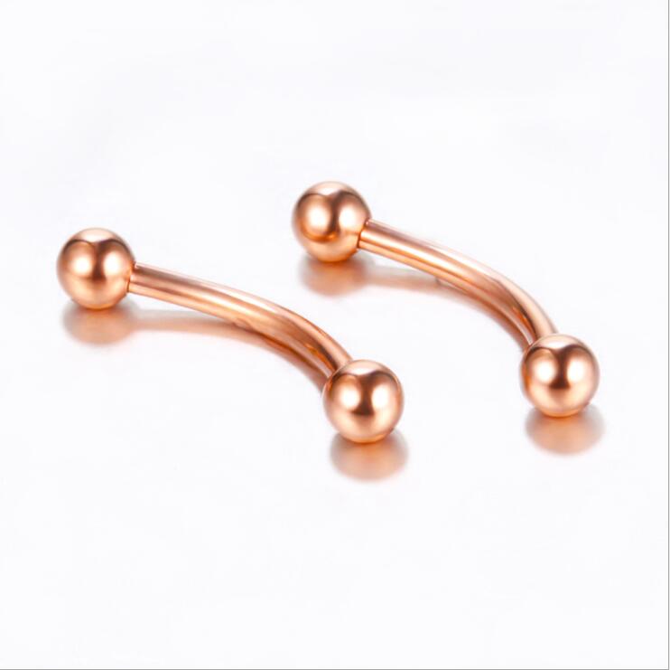 10pc/lot Eyebrow Piercing Curv - Nipple Bar Curved ulasan dan harga