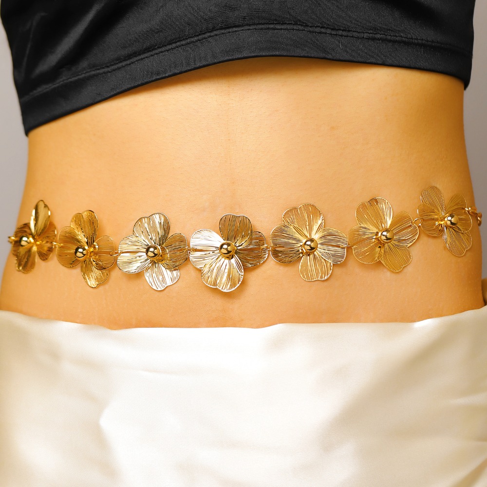 Bohemian Sweet Gold Color Meta - Body Jewelry Charms ulasan dan harga