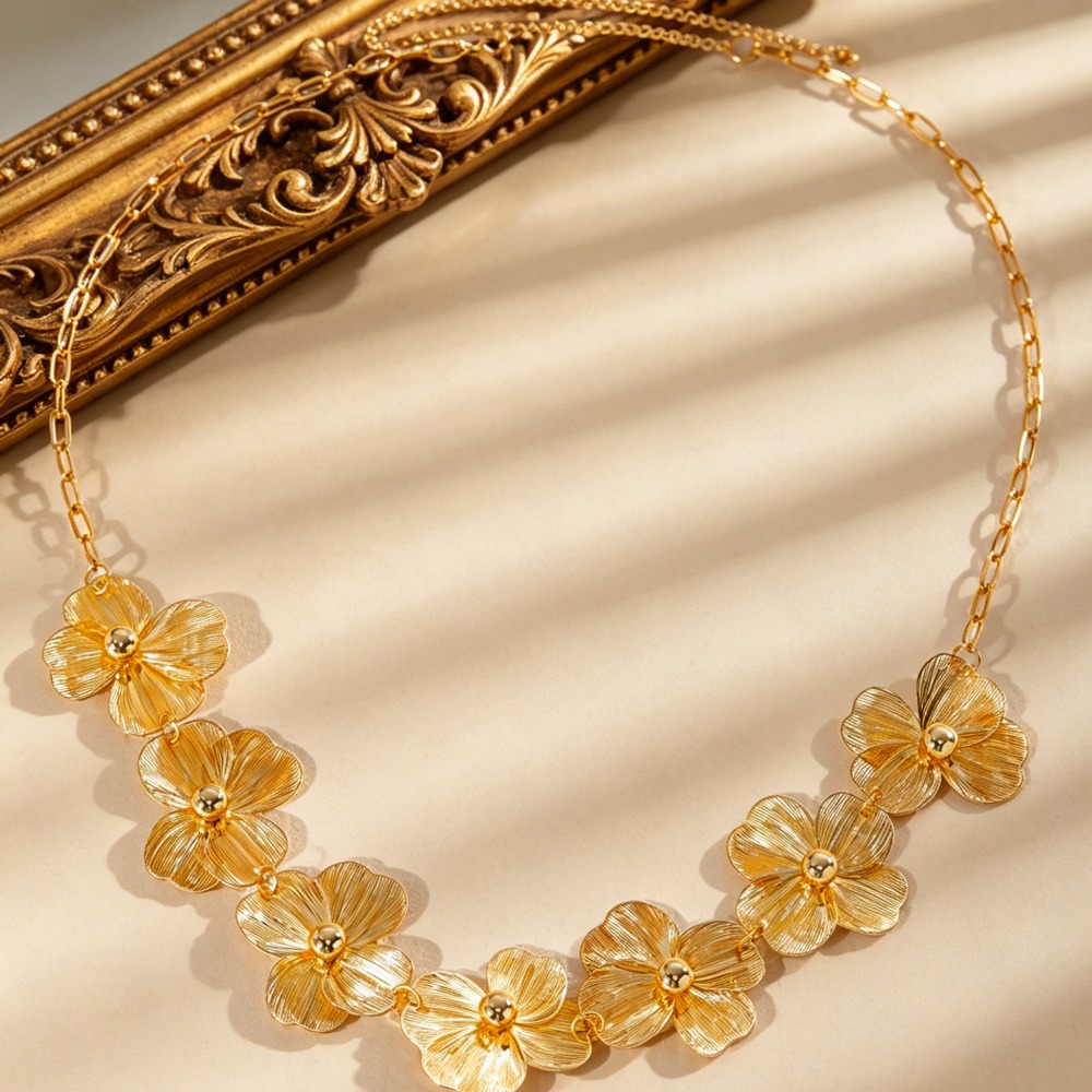 Bohemian Sweet Gold Color Meta - Body Jewelry Charms ulasan dan harga