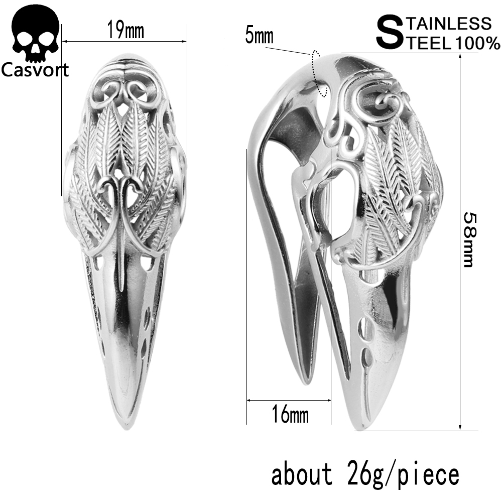 Casvort 2PCS Ego Ear Weights H - Body Jewelry Ear Gauges ulasan dan harga