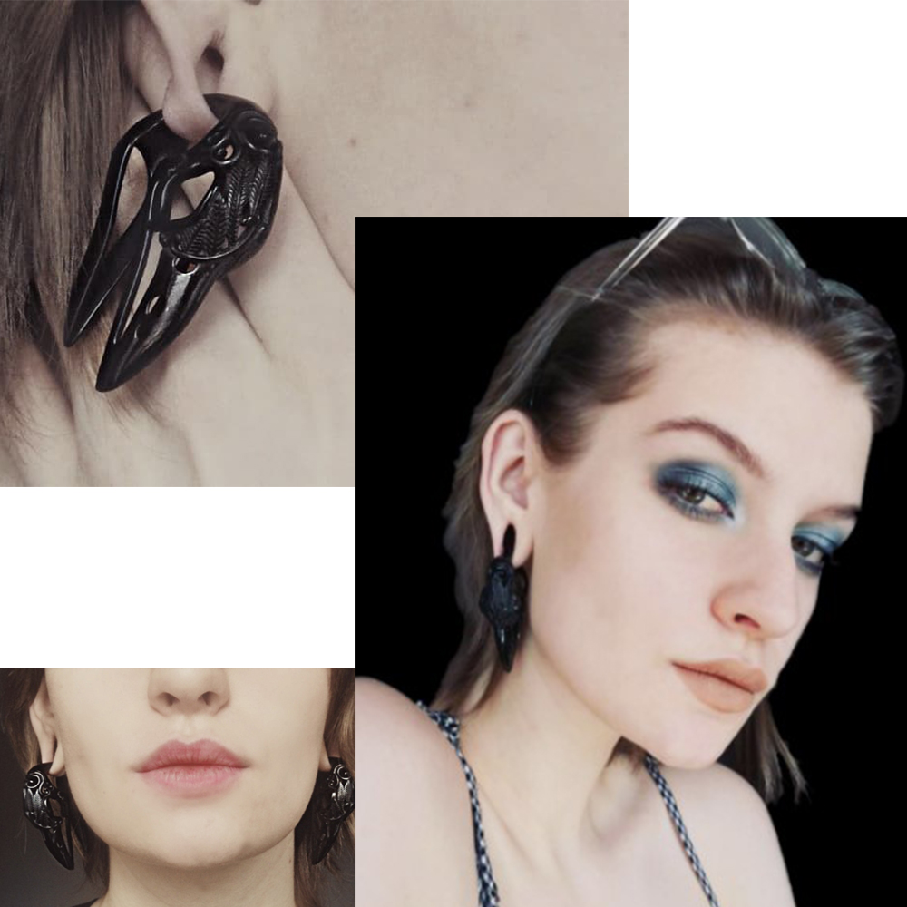 Casvort 2PCS Ego Ear Weights H - Body Jewelry Ear Gauges ulasan dan harga