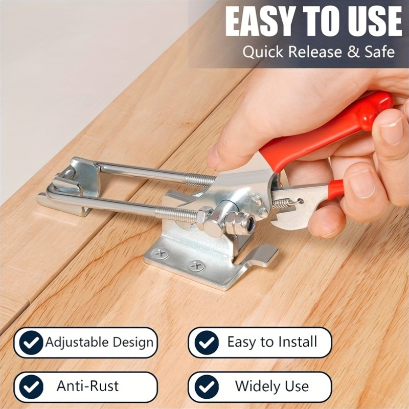 2Pcs Heavy-Duty Clamps Adjusta - Threadless Push Pin ulasan dan harga