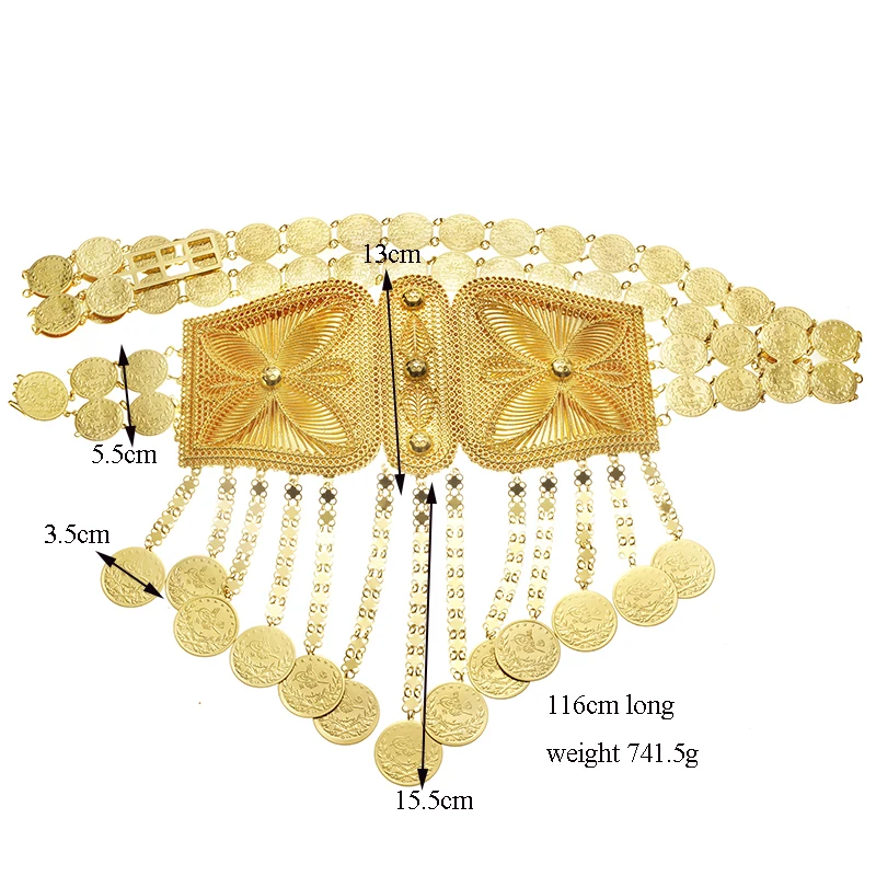 Kurdish Luxury Wedding Jewelry - Body Jewelry Gold Plated ulasan dan harga