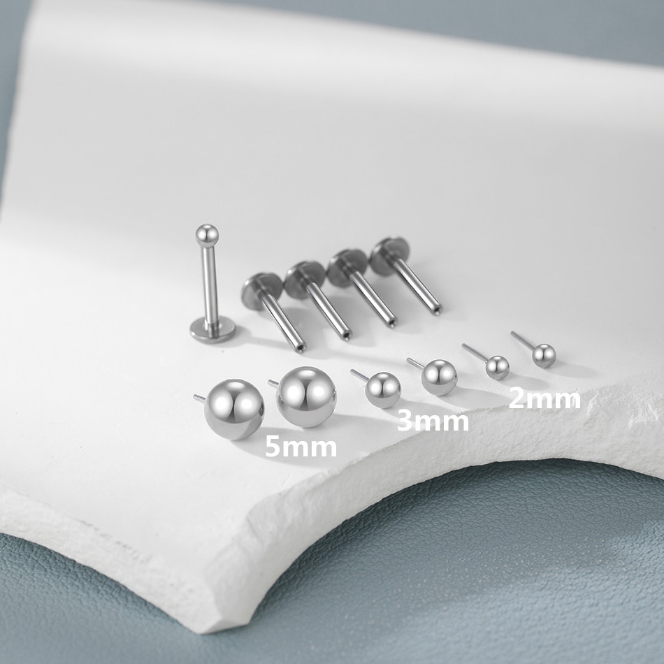 1/10pcs Titanium Push-in Balls - Threadless Push Pin ulasan dan harga
