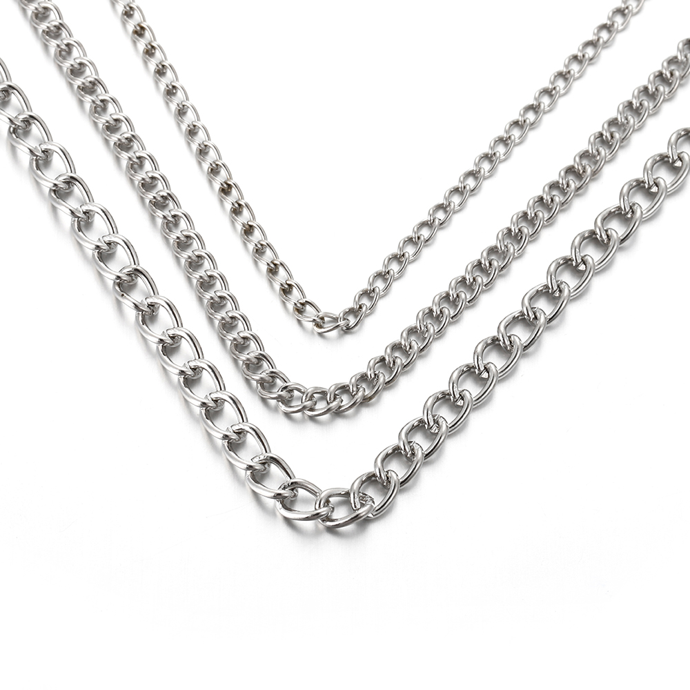 2Meters 2.5/3.5/4.5mm Metal Fl - Body Jewelry Chains ulasan dan harga
