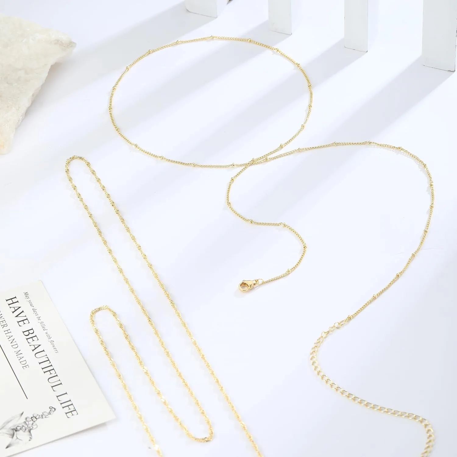14k Gold Plated 26-33Inch Adju - Body Jewelry Gold Plated ulasan dan harga