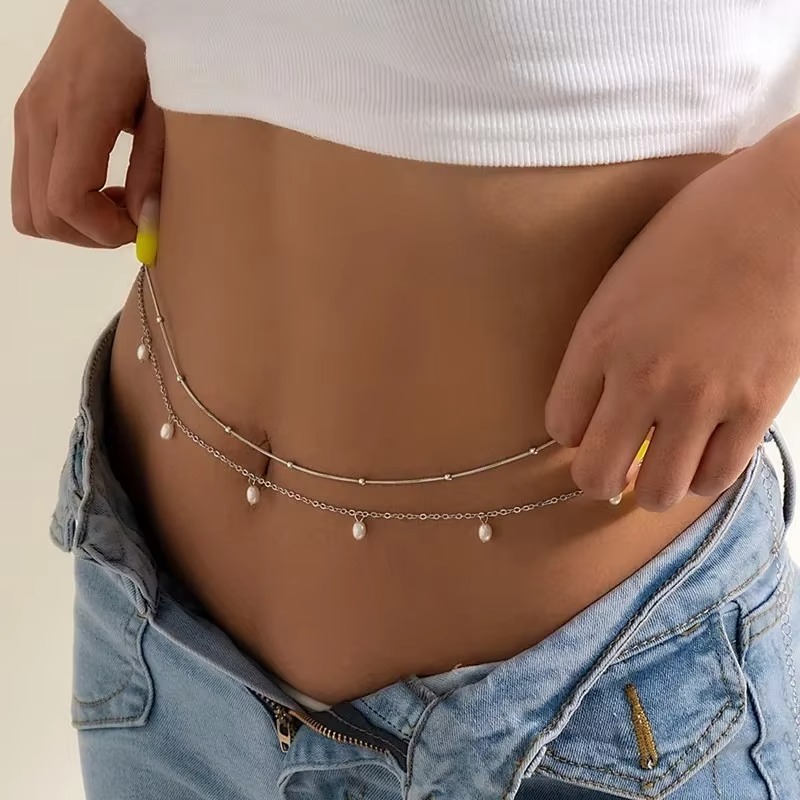 2024 New Trendy Sexy Double La - Body Jewelry Charms ulasan dan harga