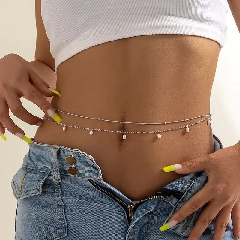 2024 New Trendy Sexy Double La - Body Jewelry Charms ulasan dan harga