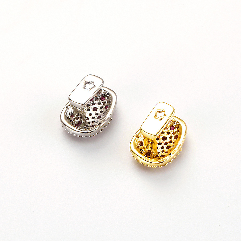 18K Gold Plated Copper Red 5A  - Body Jewelry Gold Plated ulasan dan harga