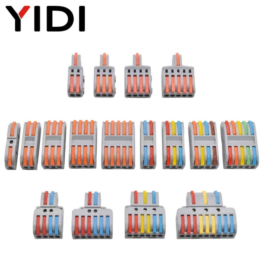 5pcs Splitter Cable Push-in Co - Threadless Push Pin ulasan dan harga