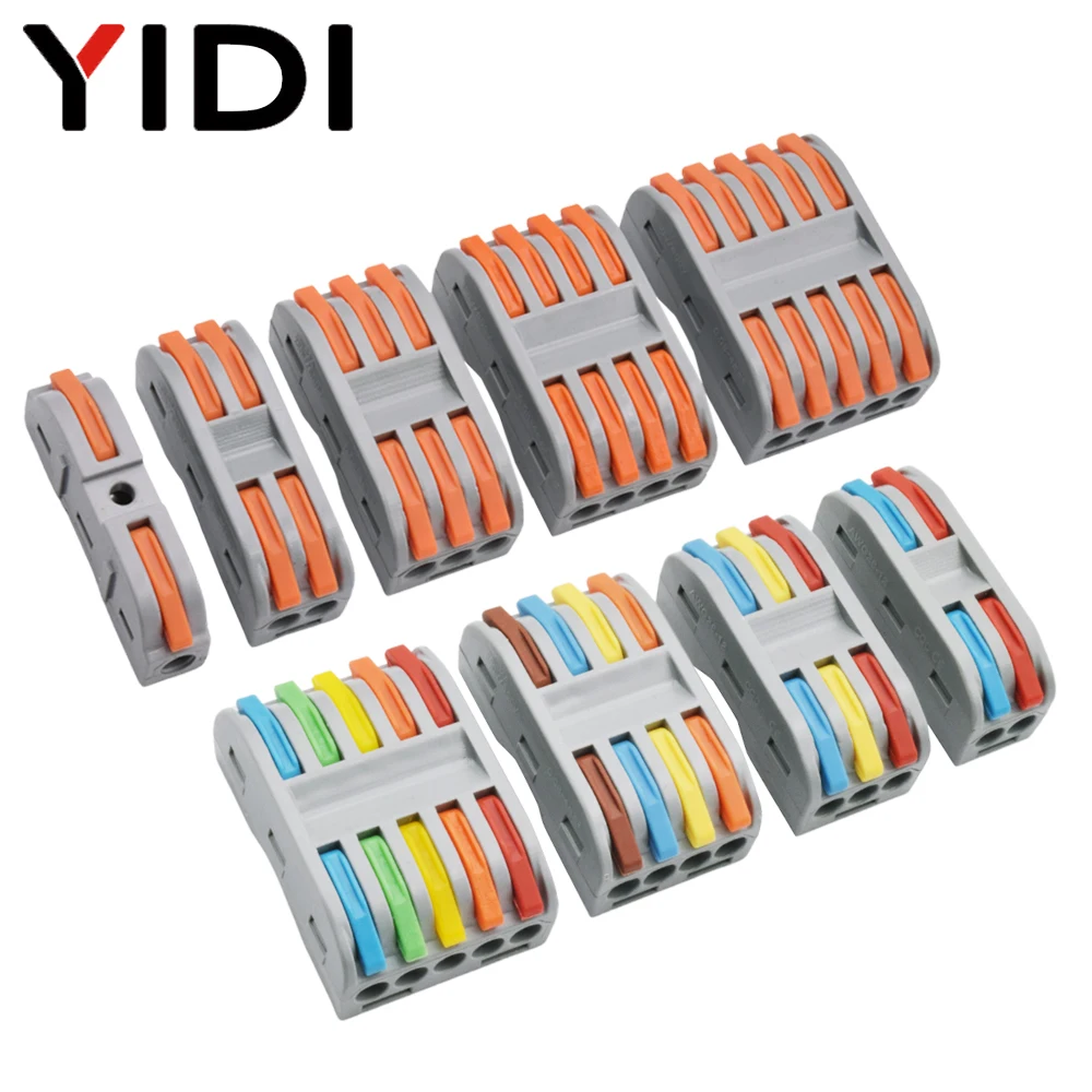 5pcs Splitter Cable Push-in Co - Threadless Push Pin ulasan dan harga